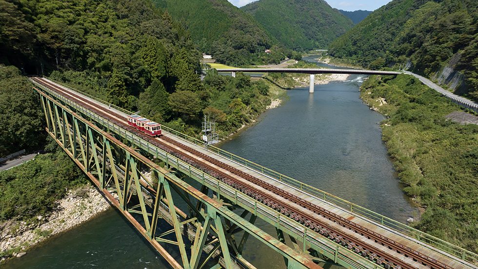 昭和の写真「三江線」三次～江津間の絶景路線